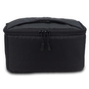 Water-resistant DSLR Padded insert Case Water-resistant Zipper Removable Partition Camera Bags(Black)