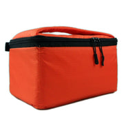 Water-resistant DSLR Padded insert Case Water-resistant Zipper Removable Partition Camera Bags(Orange)