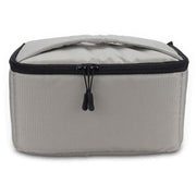 Water-resistant DSLR Padded insert Case Water-resistant Zipper Removable Partition Camera Bags(Light Grey)