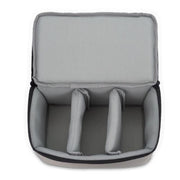 Water-resistant DSLR Padded insert Case Water-resistant Zipper Removable Partition Camera Bags(Light Grey)