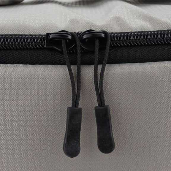 Water-resistant DSLR Padded insert Case Water-resistant Zipper Removable Partition Camera Bags(Light Grey)
