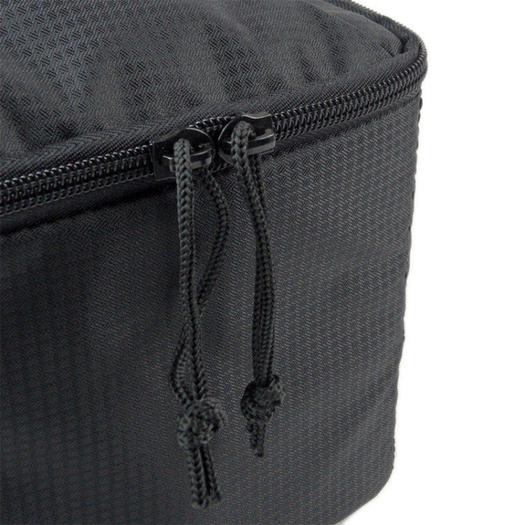 Water-resistant DSLR Padded insert Case Water-resistant Zipper Removable Partition Camera Bags(Dark Grey)