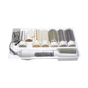 8 in 1 Professional Hair Dryer Hair Curler for Hotel Travel With Comb Powerful Hairdryer(White)