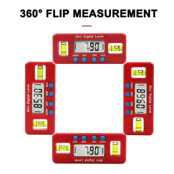 100mm Mini Electronic Digital Strong Magnetism Spirit Level Angle Board