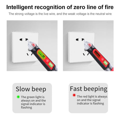 WINTACT WT3010  LED AC Voltage Tester Non-Contact Detector Pen 12-1000V AC Voltage Detector - Current & Voltage Tester by Wintact | Online Shopping South Africa | PMC Jewellery | Buy Now Pay Later Mobicred