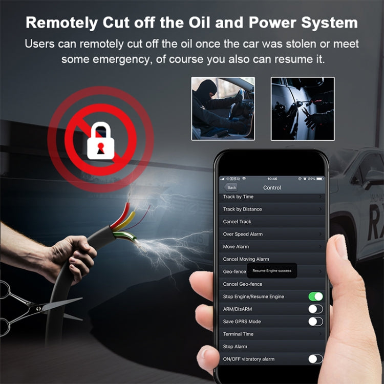 TK303F Car Truck Vehicle Tracking GSM GPRS GPS Tracker without Remote Control - Car Tracker by PMC TechLife | Online Shopping South Africa | PMC TechLife