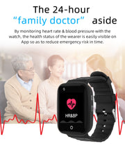REACHFAR RF-V46-A GPS Smart Tracker WatchBand, Support SOS / Camera / Health Management / 4G LTE / Blood Pressure / Heart Rate, For Asia / Europe / Africa / Australia(Black)