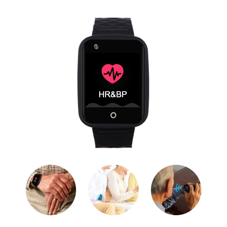 REACHFAR RF-V46-B GPS Smart Tracker WatchBand, Support SOS / Camera / Health Management / 4G LTE / Blood Pressure / Heart Rate, For North America / South America(Black) - Personal Tracker by PMC TechLife | Online Shopping South Africa | PMC TechLife