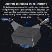 C035 Mini GPS Beidou Positioning Tracker Strong Magnetic Positioning Anti-lost Device (Black)