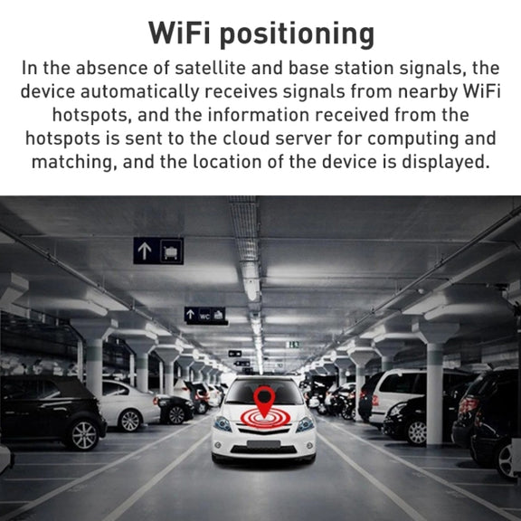 C035 Mini GPS Beidou Positioning Tracker Strong Magnetic Positioning Anti-lost Device (Black)