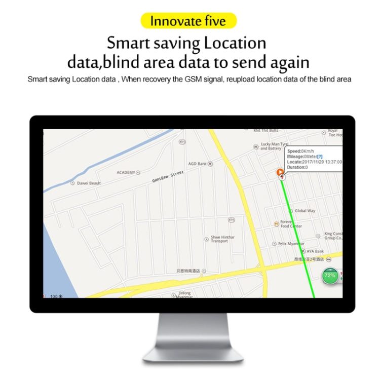 TK108 2G 4PIN Realtime Car Truck Vehicle Tracking GSM GPRS GPS Tracker, Support AGPS with Relay and Battery - Car Tracker by PMC TechLife | Online Shopping South Africa | PMC TechLife