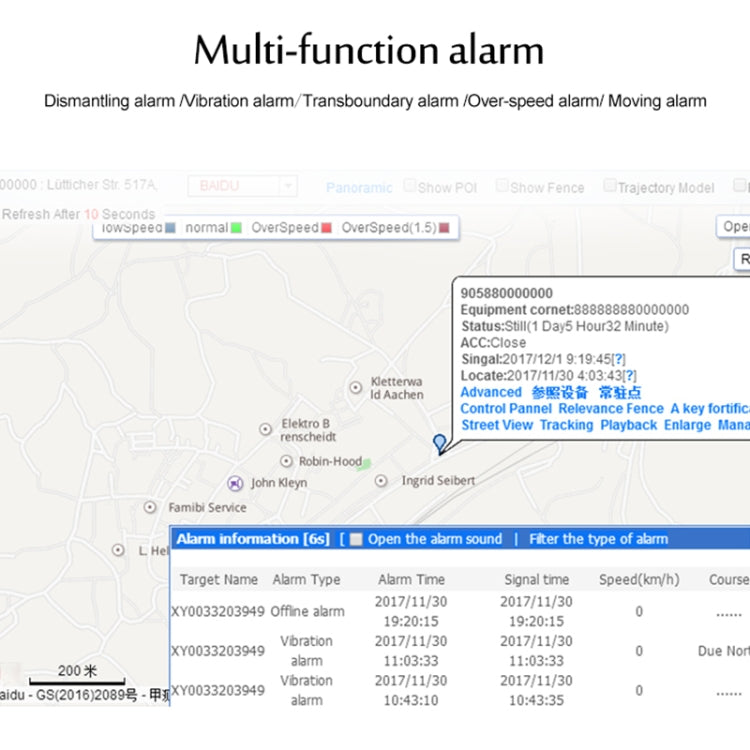 TK108 2G 4PIN Realtime Car Truck Vehicle Tracking GSM GPRS GPS Tracker, Support AGPS with Relay and Battery - Car Tracker by PMC TechLife | Online Shopping South Africa | PMC TechLife
