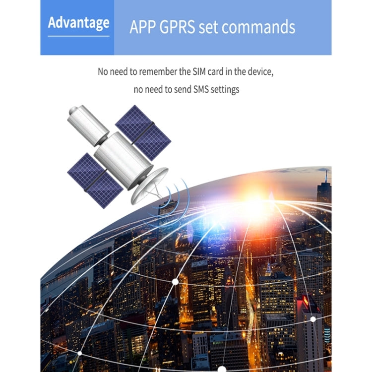 TK202A 2G Car Truck Vehicle Tracking GSM GPRS GPS Tracker Support AGPS, Battery Capacity: 6500MA - Car Tracker by PMC TechLife | Online Shopping South Africa | PMC TechLife