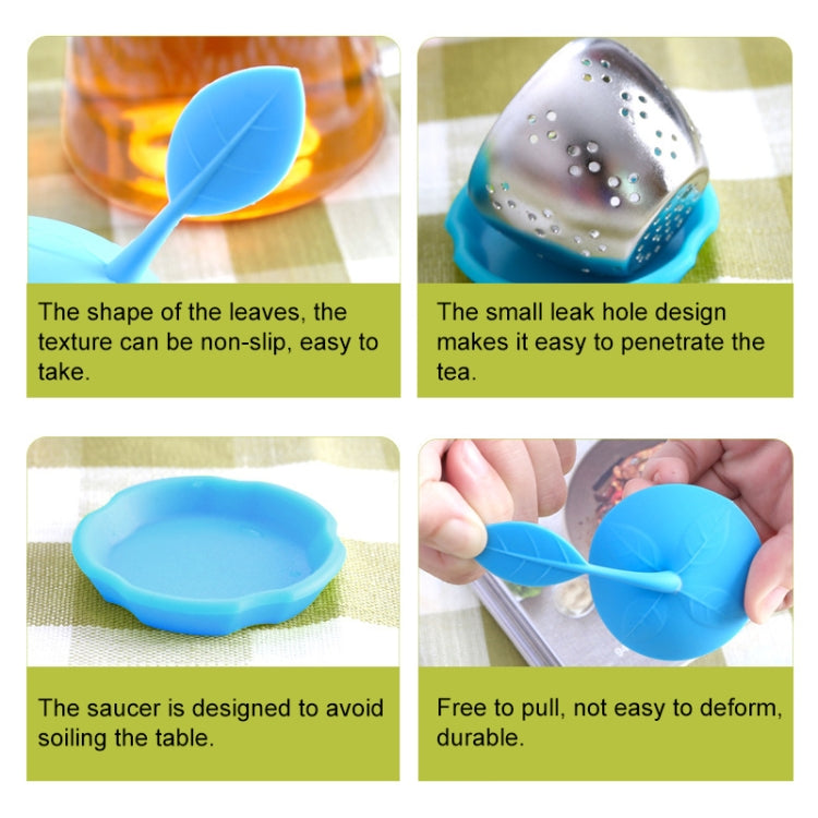 Stainless Steel Silicone Hanging Tea Bag Tea Strainers (Green) - Tea Strainers by PMC TechLife | Online Shopping South Africa | PMC TechLife