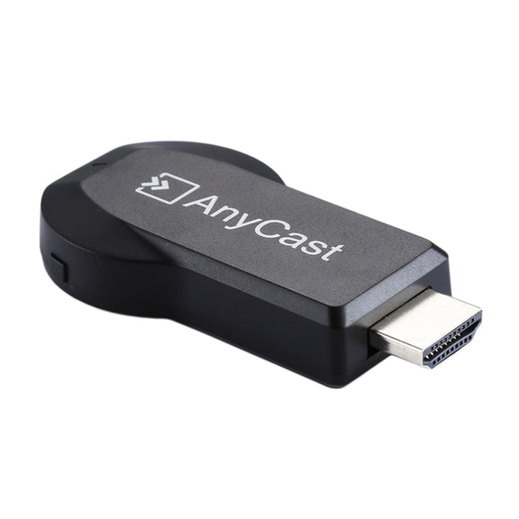M2 Plus Wireless WiFi Display Dongle Receiver Airplay Miracast DLNA 1080P HDMI TV Stick for iPhone, Samsung, and other Android Smartphones(Black)