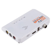 HDMI+AV OUT 1080P Digital Satellite Receiver  HD TV DVB-T-T2 TV Box AV Tuner Combo Converter with Remote Control, Support MPEG4(White)