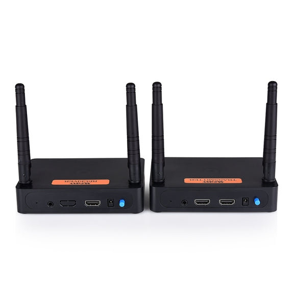 Measy FHD676 Full HD 1080P 3D 5-5.8GHz Wireless HDMI Transmitter (Transmitter + Receiver) Transmission Distance: 200m, Specifications:US Plug