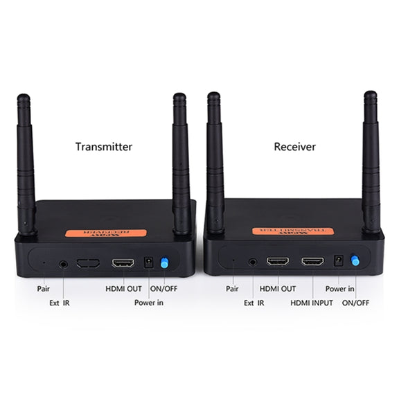 Measy FHD676 Full HD 1080P 3D 5-5.8GHz Wireless HDMI Transmitter (Transmitter + Receiver) Transmission Distance: 200m, Specifications:AU Plug
