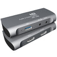 Z27 HDM Female + Mic to HDM Female USB 2.0 Video Audio Capture Box(Dark Gray) - Video Capture Solutions by PMC TechLife | Online Shopping South Africa | PMC TechLife | Buy Now Pay Later Mobicred
