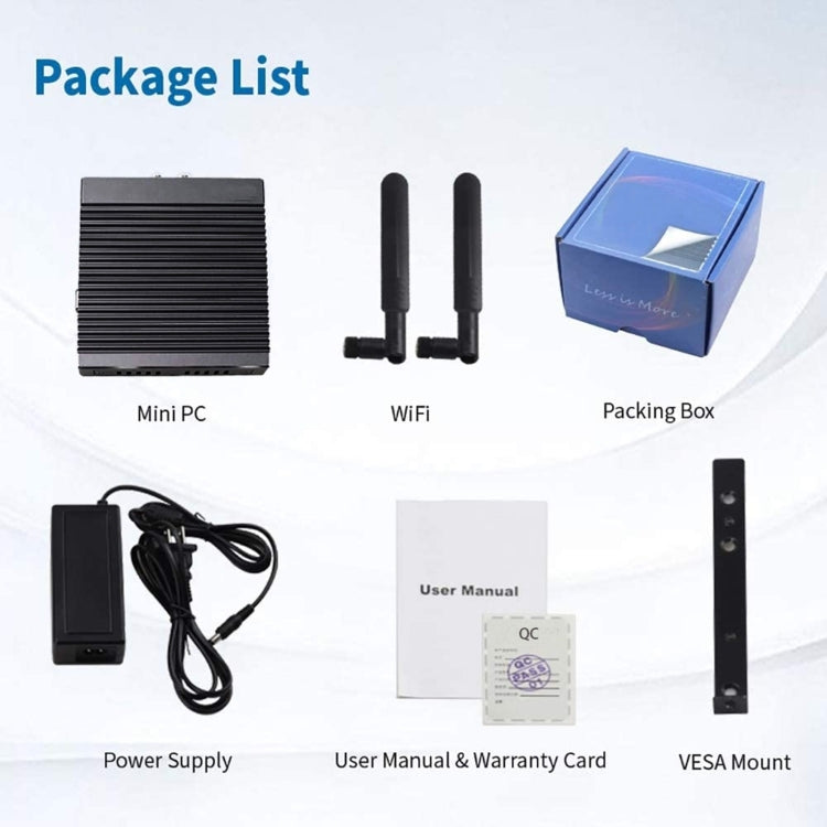 K660G4 Windows and Linux System Mini PC, Intel Celeron Processor N2840 Quad-Core 2M Cache,1.83GHz, up to 2.25GHz, 8GB RAM + 128GB SSD, UK Plug - Windows Mini PCs by PMc TechLife | Online Shopping South Africa | PMc TechLife | Buy Now Pay Later Mobicred
