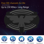 MYC-HDTV049 25dB 4K HDTV Antenna, Reception Range: 150 Miles