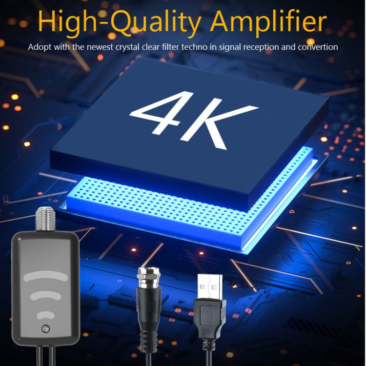 MYC-HDTV049 25dB 4K HDTV Antenna, Reception Range: 150 Miles - free shipping - PMC Jewellery - Order now!