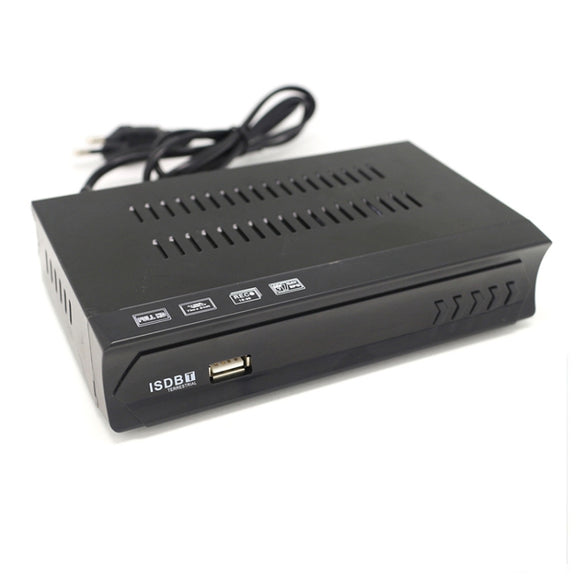 ISDB-T Satellite TV Receiver Set Top Box with Remote Control, For South America, Philippine(EU Plug)