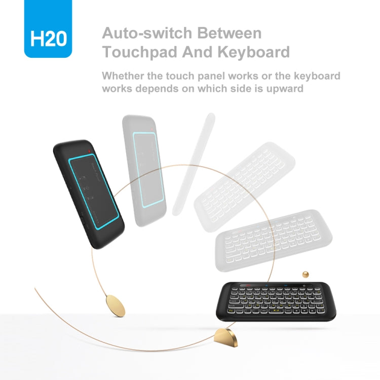 H20 2.4GHz Mini Smart Wireless Multi-Touch Touch Keyboard - free shipping - PMC Jewellery - Order now!