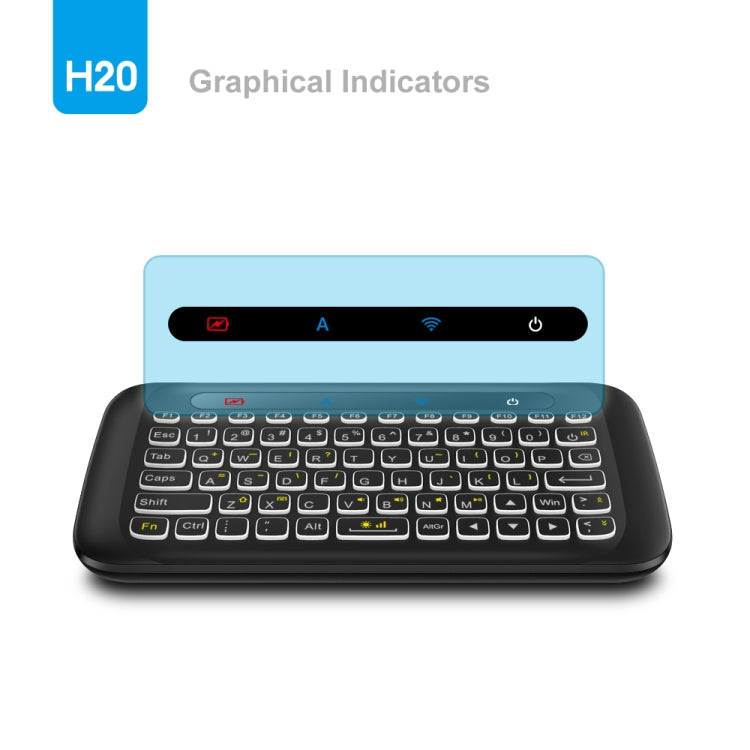 H20 2.4GHz Mini Smart Wireless Multi-Touch Touch Keyboard - free shipping - PMC Jewellery - Order now!