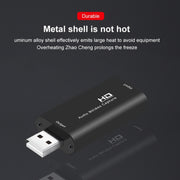 Z32 HDMI Female to HDMI Female Audio Video Capture Adapter Box