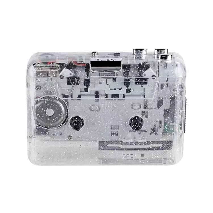 USB Cassette Player USB Cassette Tape to MP3 Converter (Transparent) - free shipping - PMC Jewellery - Order now!
