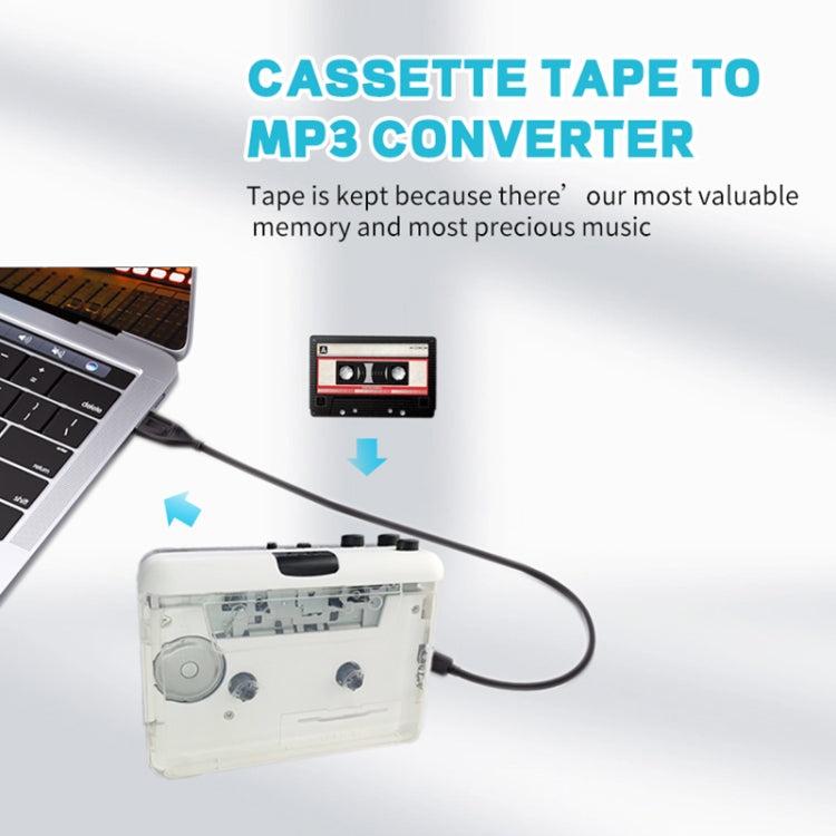 YY001 USB Cassette Player Tape To MP3 Converter - Tape Converter by PMC TechLife | Online Shopping South Africa | PMC TechLife | Buy Now Pay Later Mobicred