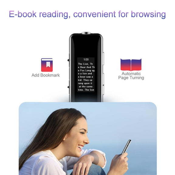 Q33 External Play MP3 Voice Control High Definition Noise Reduction Recording Pen, 32G, Support Password Protection & One-touch Recording