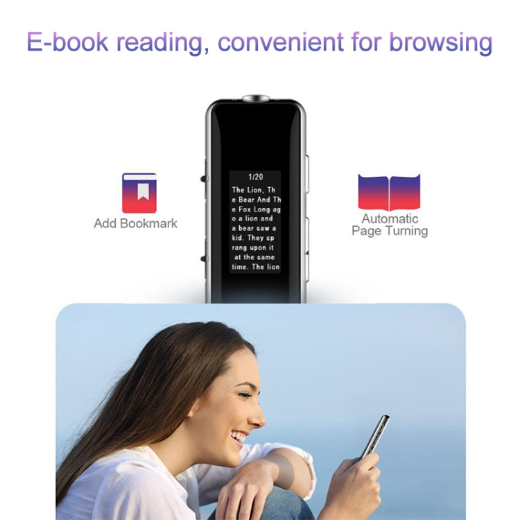 Q33 External Play MP3 Voice Control High Definition Noise Reduction Recording Pen, 32G, Support Password Protection & One-touch Recording