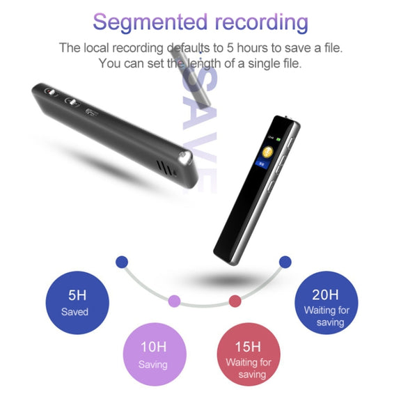 Q33 External Play MP3 Voice Control High Definition Noise Reduction Recording Pen, 32G, Support Password Protection & One-touch Recording