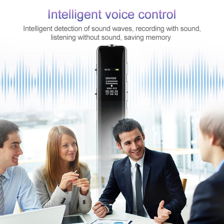 Q33 External Play MP3 Voice Control High Definition Noise Reduction Recording Pen, 32G, Support Password Protection & One-touch Recording
