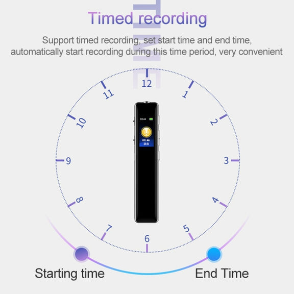 Q33 External Play MP3 Voice Control High Definition Noise Reduction Recording Pen, 32G, Support Password Protection & One-touch Recording