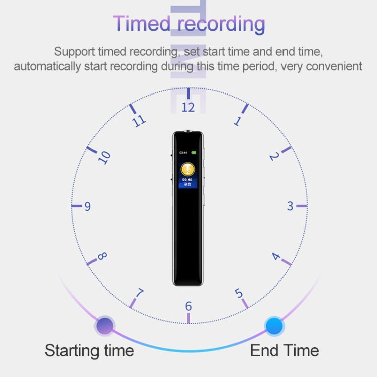 Q33 External Play MP3 Voice Control High Definition Noise Reduction Recording Pen, 32G, Support Password Protection & One-touch Recording