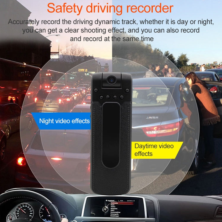 B18 Back Clip Design 1080P HD Camera Recording Pen, Support Motion Detection / Infrared Night Vision /180 Degrees Rotation Camera / TF Card (Silver Grey) - Recording Pen by PMC TechLife | Online Shopping South Africa | PMC TechLife