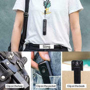 C181 1080P Mini Back Clip 130 Degree Small Wide Angle Meeting Lecture Professional Video Recorder Pen without TF Card