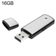 SK858 16GB Rechargeable Portable U-Disk Meeting Voice Recorder (Black)