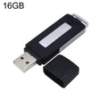 SK868 16GB Rechargeable Portable U-Disk Voice Recorder - U-Disk Recorder by PMC TechLife | Online Shopping South Africa | PMC TechLife | Buy Now Pay Later Mobicred