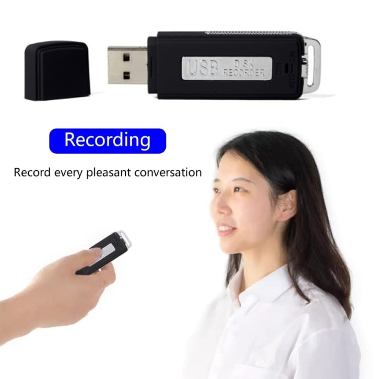 SK868 16GB Rechargeable Portable U-Disk Voice Recorder - U-Disk Recorder by PMC TechLife | Online Shopping South Africa | PMC TechLife | Buy Now Pay Later Mobicred