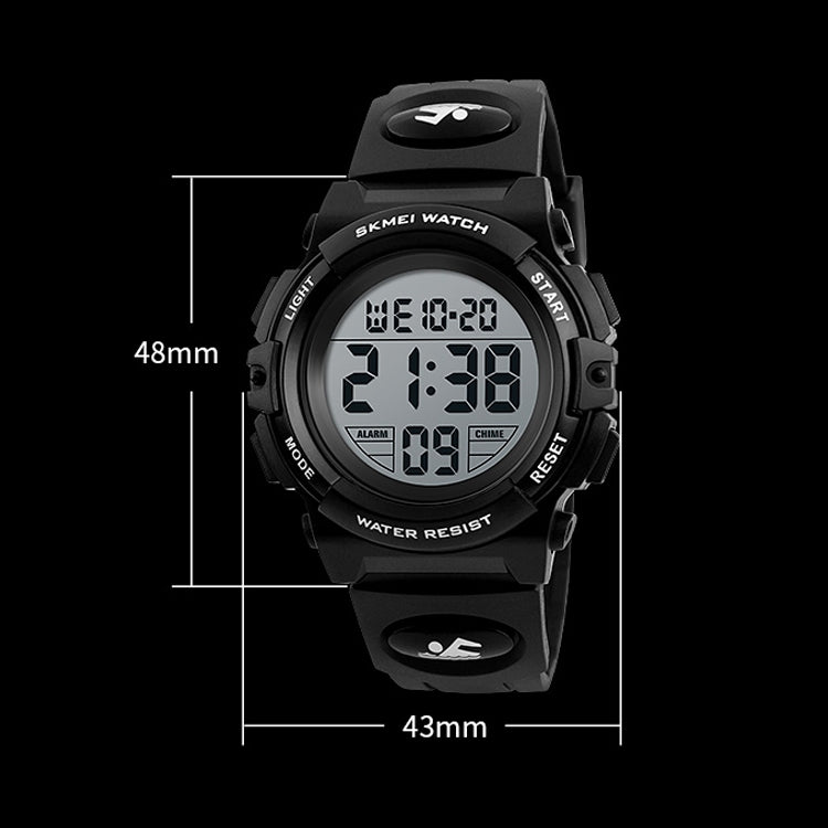 SKMEI 1258 Multifunctional Outdoor Sports Noctilucent Water-resistant Wrist Watch, Size: S(Gold)