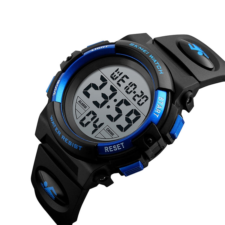SKMEI 1258 Multifunctional Outdoor Sports Noctilucent Water-resistant Wrist Watch, Size: S(Blue)