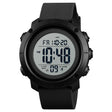 SKMEI 1426 Multifunctional Outdoor Fashion Noctilucent Waterproof White Machine Rubber Ring Digital Watch(Black) - free shipping - PMC TechLife - Order now!