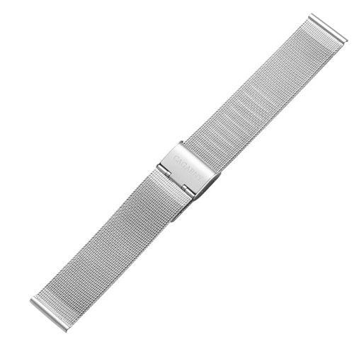 CAGARNY Simple Fashion Watches Band Metal Watch Band, Width: 20mm(Silver) - free shipping - PMC Jewellery - Order now!