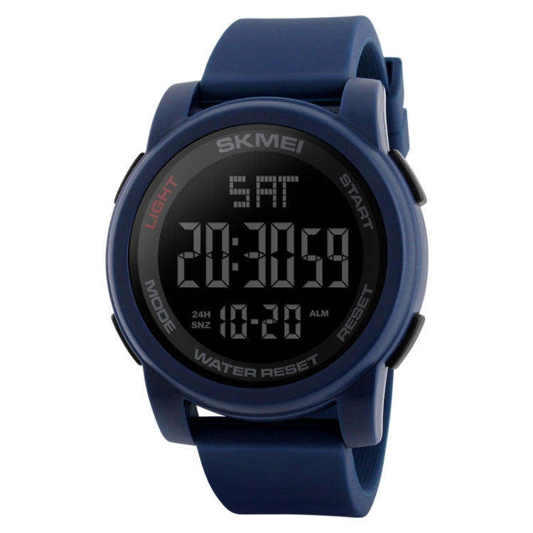 SKMEI 1257 Men Fashionable Outdoor 50m Water-resistant Digital Watch Sports Wrist Watch(Blue)