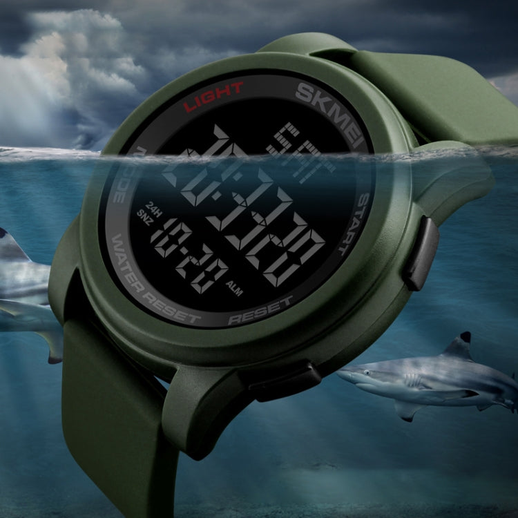 SKMEI 1257 Men Fashionable Outdoor 50m Water-resistant Digital Watch Sports Wrist Watch(Blue)