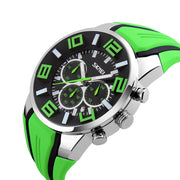 SKMEI 9128 Fashion Multifunctional 3D Large Dial Sports Wristwatch 30m Water-resistant Quartz Watch(Green)